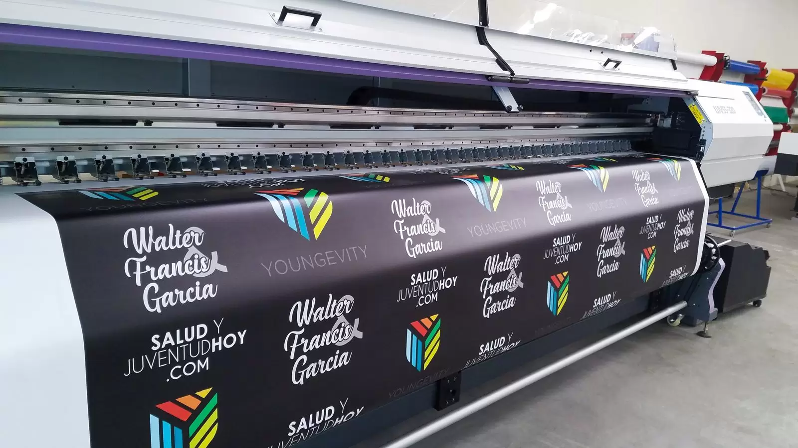 Large format printing output