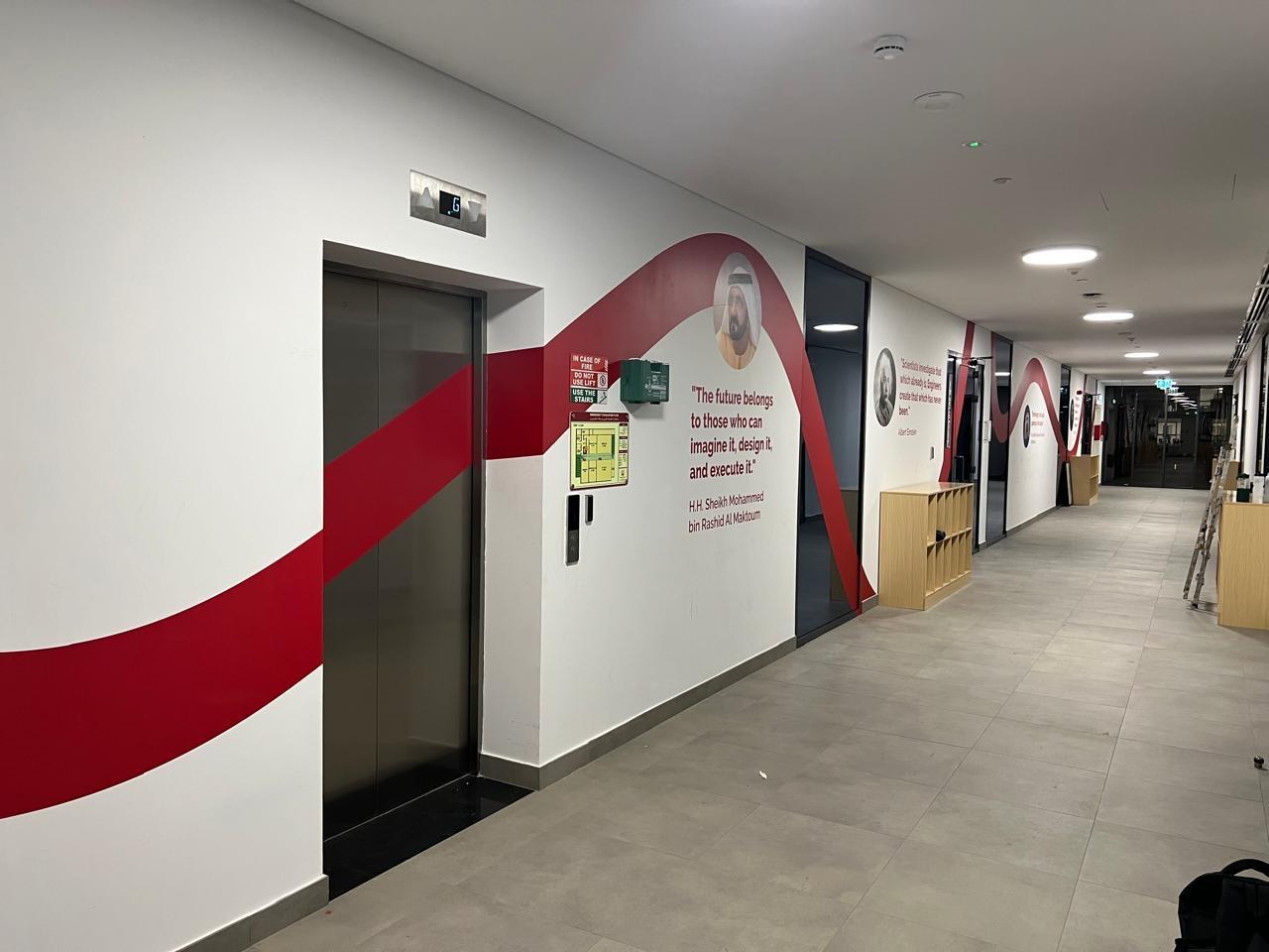 Frosted Film and Glass Branding in Dubai by Star Links Advertising LLC